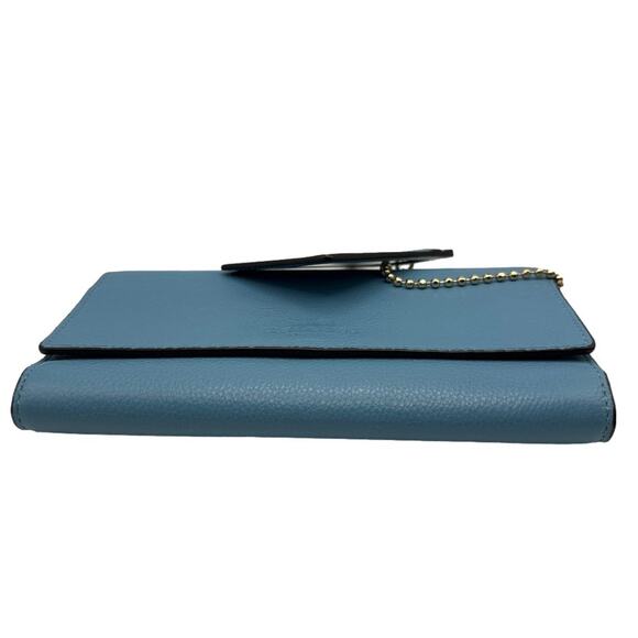 COACH Blue Wallet with Chain Id / Card Slot Case - Picture 3 of 16
